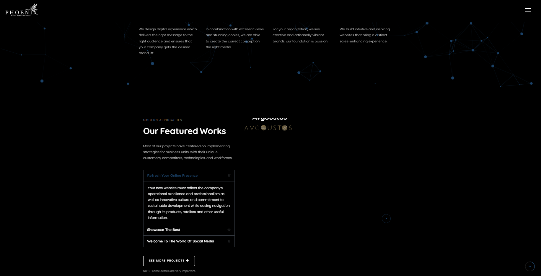 Old site screenshot 2